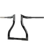 LA Choppers Black 14" Hammerhead Handlebar T-Bar Harley FLTR 15-23