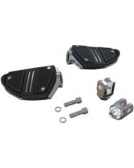 Ciro 60018 Twin Rail Footpeg Chrome Driver Footrest Harley Softail 18-Up