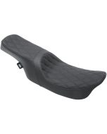 Drag Specialties Double Diamond Predator 2-Up Seat Saddle Harley FLH 97-07