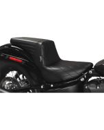 Le Pera LYB-590DM Black Kickflip 2-Up Seat Diamond Harley FXBR FLFB 18-20