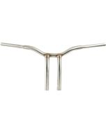 LA Choppers Kage Fighter 12" One Piece Handlebar Bent Riser Harley 57-20