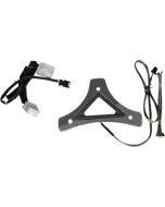 Custom Dynamics Dual Intensity Run/Brake LED Backrest Chrome Harley FLH/T 97-13
