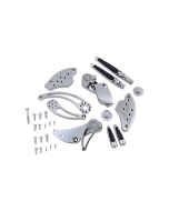 Hawg Halters HHI FCK-S18C-FR-S Chrome Forward Control Kit Pegs H-D Softail 18-Up