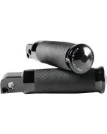 Performance Machine Black Contour Rear Footpegs Harley M8 Softail 18-20