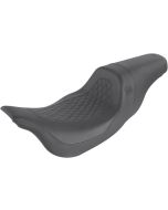 Saddlemen Black Speed Merchant 2-Up Seat Diamond Stitch Harley Touring 08-Up