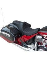 Drag Predator III Forward Position 2-Up Seat Black Double Diamond Indian 14-Up