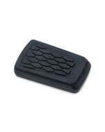Kuryakyn 5915 Satin Black Hex Brake Pedal Pad 80-19 Harley Touring Softail