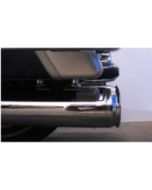 D&D Chrome 4" Interchangeable Muffler End Cap Fish Mouth e/a 17-23 FLH/T