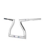 LA Choppers Chrome 12" Thresher Handlebar T-Bar Harley FLTR 15-20