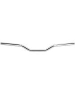 Biltwell 6008-1052 Chrome Tracker Mid 3" Rise 1" Handlebar Non-Dimpled Harley