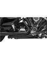 Cobra USA 6255DBRB Black Pro Chamber Head Pipes 17-Up Harley FLH/T