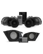 Rockford Stage 2 400W Amp 4 Speaker 2 Subwoofer Radio Audio Kit Harley Ultra 14-Up