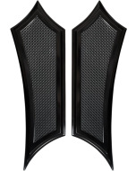 Accutronix Black Instigator Extended Floorboards Harley Touring Softail 80-20