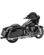 Cobra USA 6208 Chrome El Diablo 4" Slip-On Mufflers 17-Up Harley FLH/T