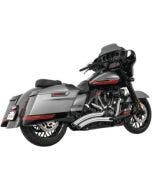 Freedom Performance Chrome Exhaust Sharp Curve Radius w/ Star Tips M8 Touring