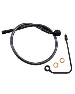 Magnum Alternate Length Upper Brake Line 35D 32" Black Harley Softail 18-Up