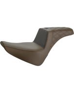 Saddlemen Brown Unknown Gripper Step Up 2-Up Gel Seat Harley Softail FL 18-Up