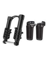 Arlen Ness Method No Flex Fork Legs + Guards Axial Caliper Harley Touring 14-Up