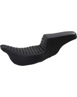 Saddlemen Black Step Up 2-Up Seat Tuck and Roll Extended Harley Touring 08-Up