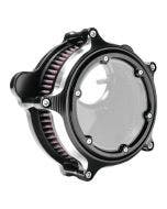 Performance Machine Black Cut Vision Series Air Cleaner Harley Dyna Softail 93-17