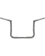 Fat Baggers Inc 1-1/4 EZ Install Flat Top Handlebar Chrome 12 inch Rise Harley 88-Up