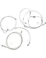 Magnum Sterling Chromite II Handlebar Cable Install Kit 10 inch Rise Harley 08-12