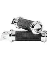 Performance Machine Chrome Overdrive Rider Footpegs Harley M8 Softail 18-