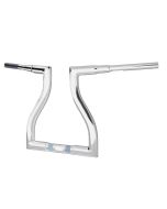LA Choppers Chrome 14" Thresher Handlebar T-Bar Harley FLTR 15-20