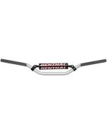 Renthal 971-08-SY-01-185 Silver/Grey Bend RC 7/8" Handlebars Off Road MX
