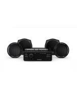 Rockford Fosgate Stage 1 50 Watt Radio 4 Speaker Audio Kit Harley FLHTCU 98-13