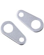 Custom Dynamics Silver Micro Bullet LED Turn Signal Straight Bracket Mount