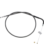 Magnum KARBONFIBR 30 3/4" Throttle Cable Smooth 90 Degree Harley Big Twin 84-17