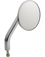 Joker Machine 03-051-3R Chrome No. 7 Solid 3-1/4 Round Mirror Right Only Harley 