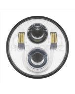Hogworkz Chrome 5 3/4" LED Harley Daymaker Style Headlight V-Rod Softail Dyna 