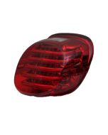 Custom Dynamics Probeam Integrated Signal Low Profile Led Taillights Red Lens Bottom Window