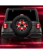 XK Glow 5th Wheel Light w/ Seq Turn Brake Reverse For Jeep Wrangler JL JK TJ