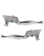 PSR 12-00616-20 Chrome Journey Adjustable Lever Set Pair Harley Touring 21-Up