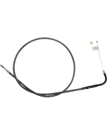 Magnum KARBONFIBR 34 3/4" Idle Cable 90 Deg Smooth Harley Big Twin 84-17
