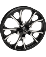 Coastal Moto Black Cut Largo 3D 21" Front Cast Wheel Only Harley 08-23 w/ ABS