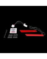 Custom Dynamics Red Lens LED Saddlebag Latch Lightz Harley Touring 97-13