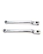 V-Twin 21-0871 Chrome Splined Extended Shift Lever Set 86-17 Harley Softail Touring