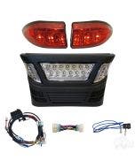 RHOX Golf Cart LED Light Bar Bumper Kit w/ Accent Lights Club Car Gas & Electric