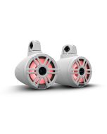Rockford Fosgate White M2 8” Color Optix 2-Way Horn Wake Tower Speakers