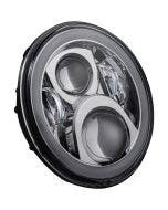 Custom Dynamics Chrome ProGlow 7" LED Headlight w/ Color Halo Harley 14-20