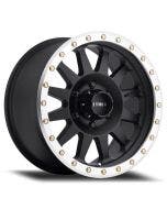 Method Race Wheels Double Standard Matte Black Machined 17X8.5 5X5 +0mm Rim Jeep