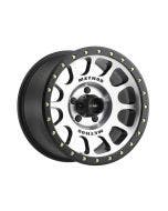 Method Race Wheels NV Machined - Black Lip 17X8.5 5X5 5X127 +0mm Offset Rim Jeep