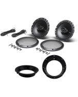Rockford Fosgate 6.5" Speakers w/ Fairing Mount Kit Harley Touring Batwing 98-13