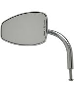 Biltwell 6504-400-531 Chrome Perch Mount 4" Teardrop Utility Mirror Universal