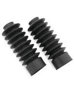 Biker's Choice 666768 Old School Black 49mm Extend Length 8.7" Fork Boots Harley