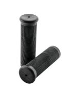 BikeMaster Motorcycle 7/8" Grips Black High Fidelity 124mm WLG-208-Black